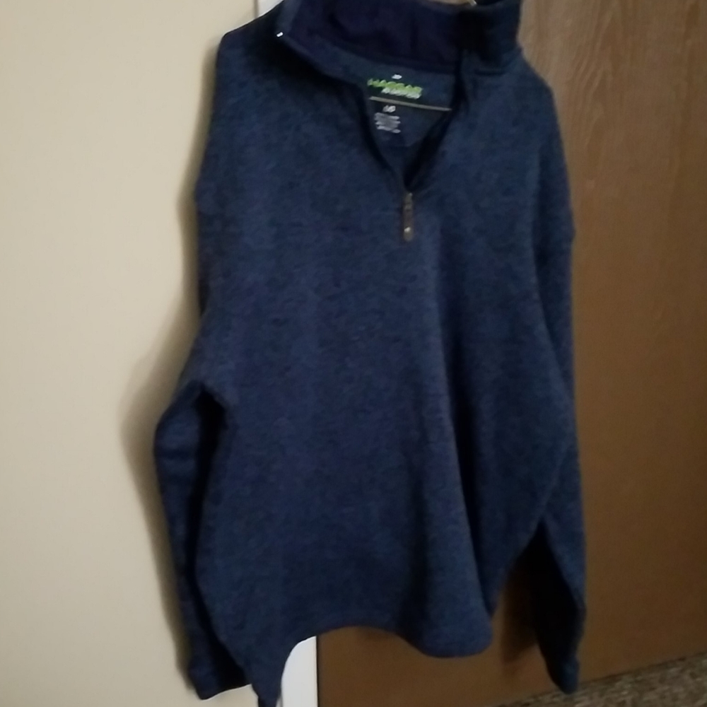 Thick blue sweatshirt